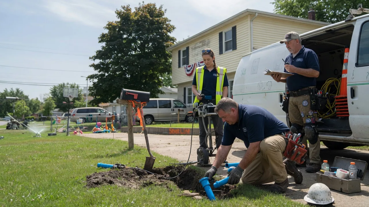 Slab Leak Repair in Middle Point, OH near me